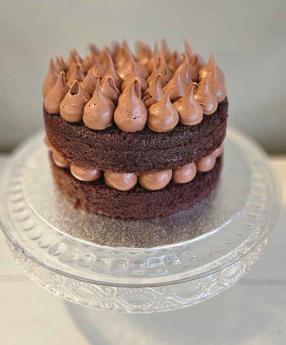 Chocolate and Decadent Milk Chocolate frosting