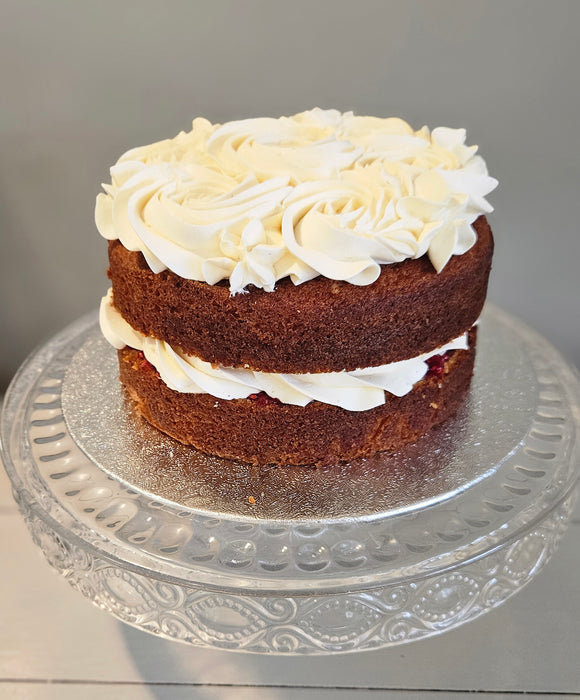 Vanilla with vanilla Swiss meringue buttercream