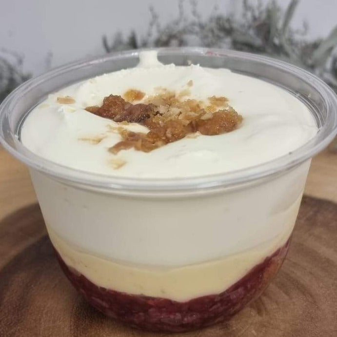 Individual Port and Raspberry Trifle